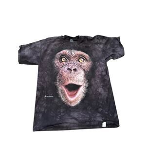 The Mountain Youth Chimpanzee Chimp Face Ape Monkey Nature T-Shirt Size XL